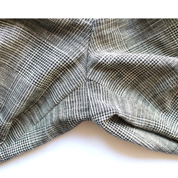 Veronica Beard Cormac High Waist Crop Flare Trouser 26" / Size 4 / Grey Plaid - Picture 10 of 12